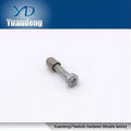 Small aluminum hex socket head cap screw bolt